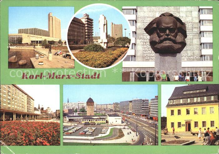 Karl-Marx-Stadt CHEMNITZ Denkmal Karl Marx