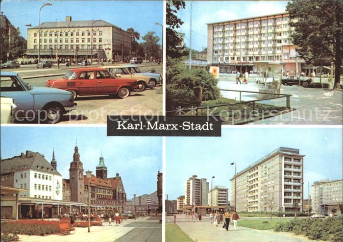 Karl-Marx-Stadt CHEMNITZ Interhotel Chemnitzer Hof und Moskau