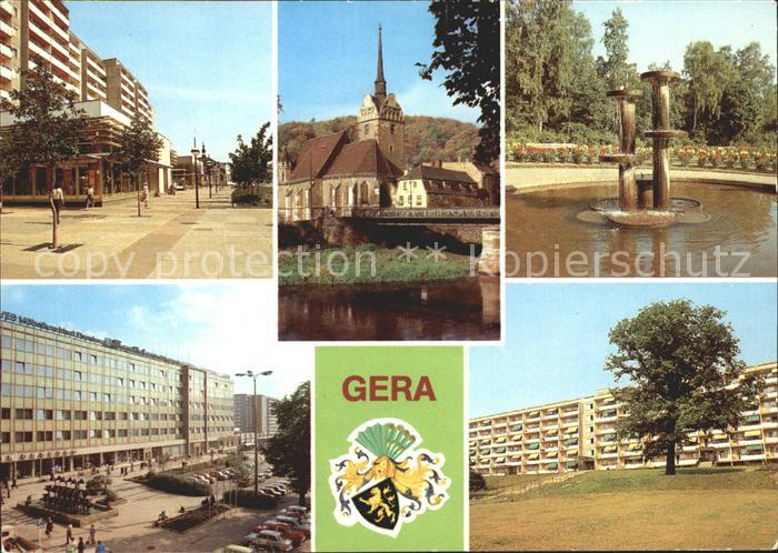 Gera Scholerbrunnen Marienkirche Feierabendheim Gruener Weg