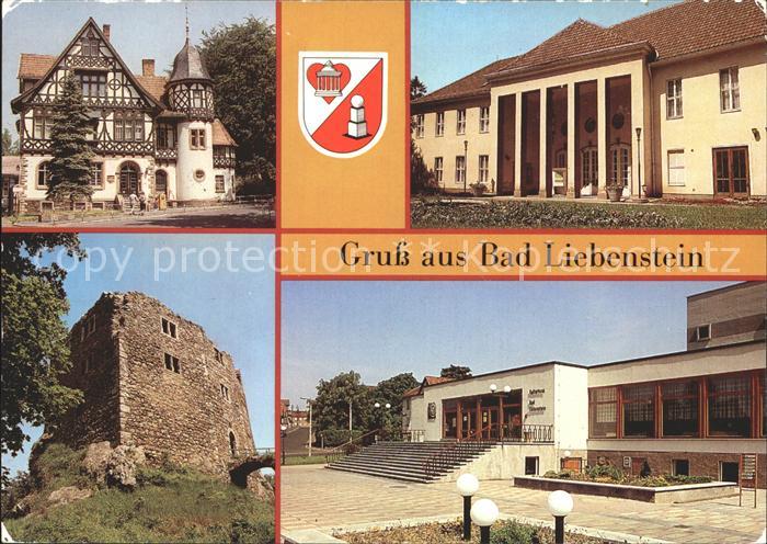 Bad Liebenstein Postamt Badehaus Burgruine