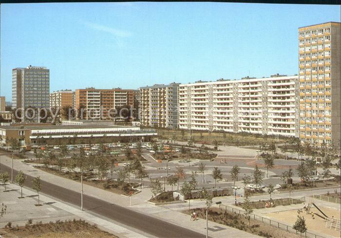 MAGDEBURG  CITY Festplatz Neustaedter See und Hochhaeuser