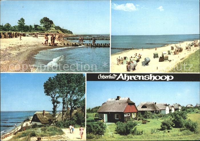 Ahrenshoop Ostseebad Strand Reetdachhaeuser