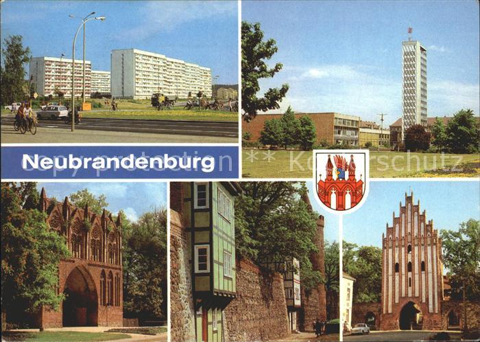 Neubrandenburg Karl Marx Platz Haus der Kultur und Bildung Treptower Tor Wiekhae