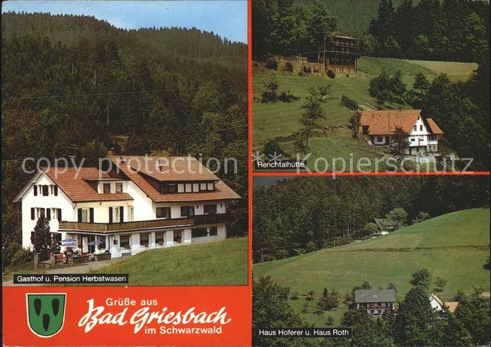 Bad Griesbach Schwarzwald  Gasthaus Pension Herbstwasen Renchtalhuette