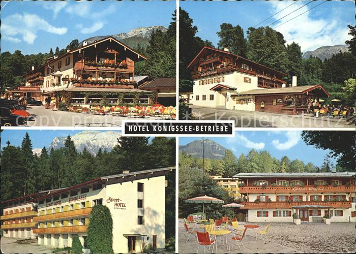 BERCHTESGADEN Bayern Hotel Koenigsee-Betriebe