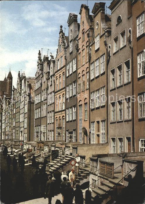 Danzig Westpreussen Haeuserfront