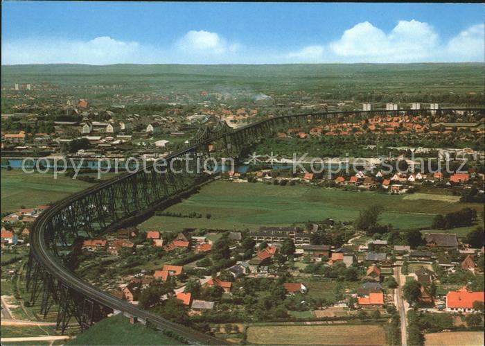 Rendsburg Schleswig-Holstein Hochbruecke ueber Nord-Ostsee-Kanal