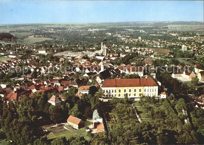 Dachau Fliegeraufnahme mit Schloss