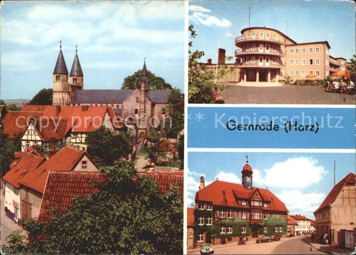 Gernrode Harz Erholungsheim Fritz Heckert Rathaus