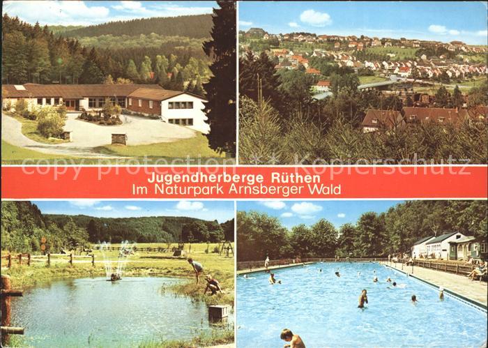 Ruethen Moehne Jugendherberge im Nationalpark Arnsberger Wald
