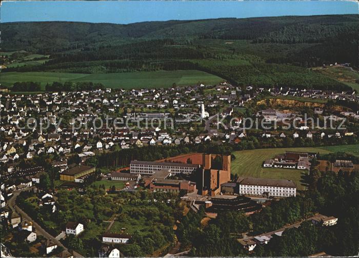 Meschede Benediktinerabtei Koenigsmuenster Fliegeraufnahme