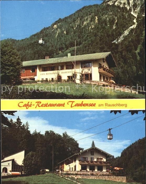 Ruhpolding Bayern Cafe Restaurant Taubensee