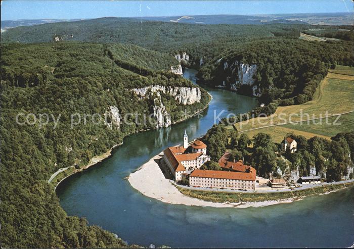Kloster Weltenburg Fliegeraufnahme