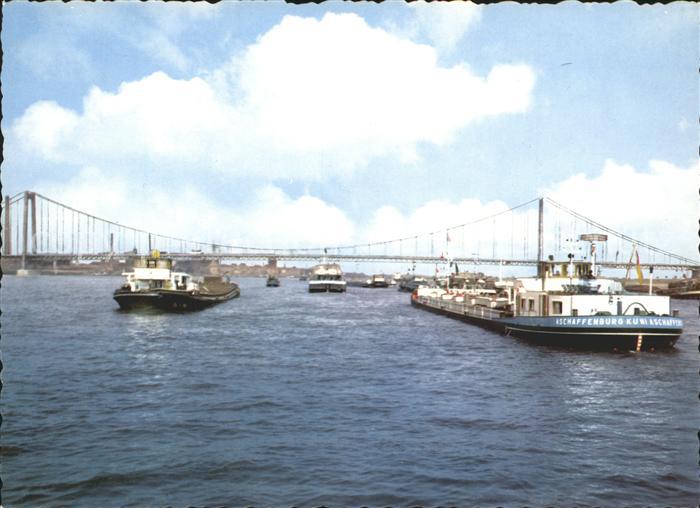 Emmerich Rhein Rheinbruecke Schiffe