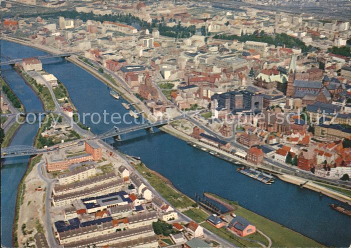 BREMEN  CITY Fliegeraufnahme