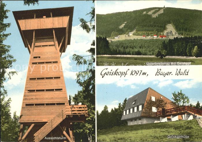 Unterbreitenau Bischofsmais Geiskopf mit Geiskopfhuette