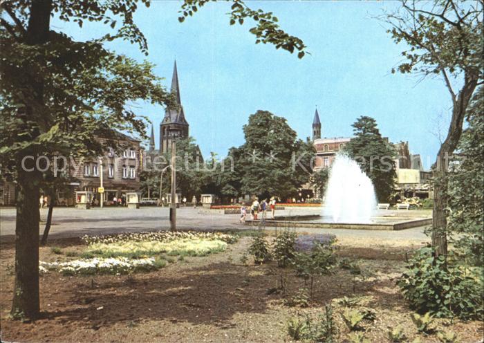Bitterfeld Sachsen-Anhalt HO-Hotel Central Walther Rathenau Strasse