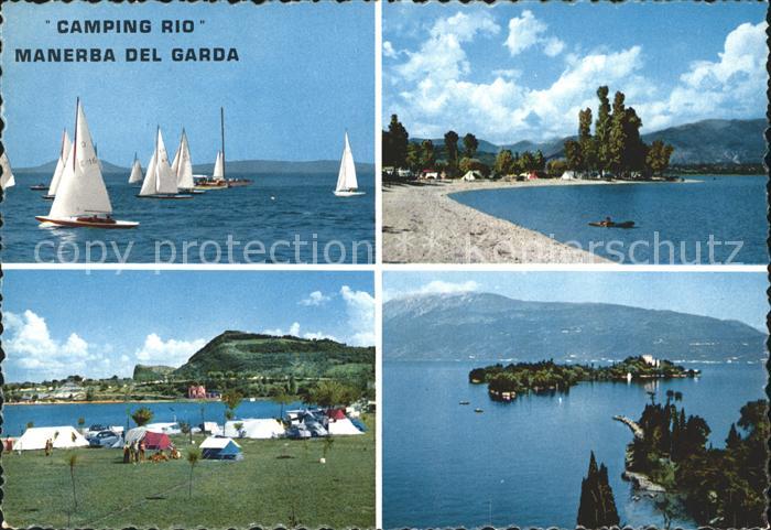 Manerba del Garda Camping Rio Segelschiffe Panorama