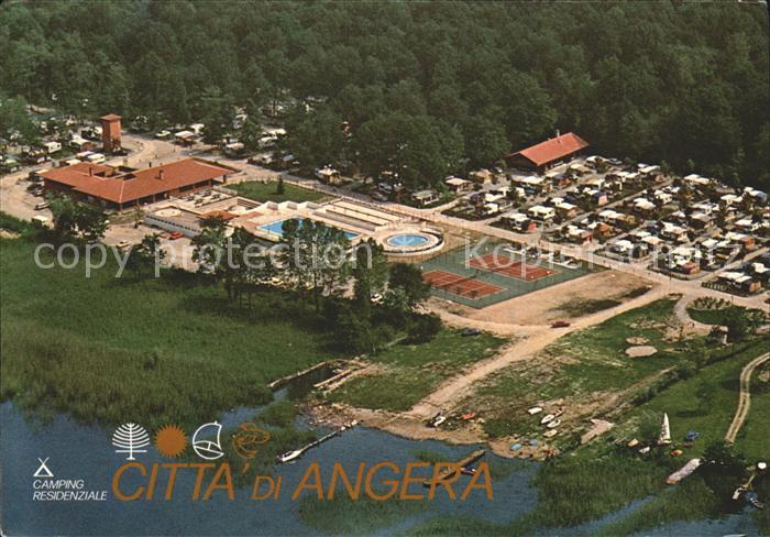 Angera Camping Citta di Angera Fliegeraufnahme