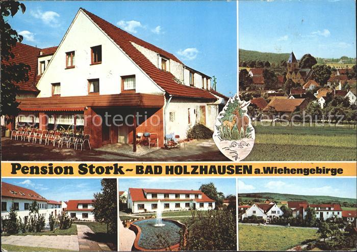Bad Holzhausen Luebbecke Pension Stork Brunnen Ortsansicht