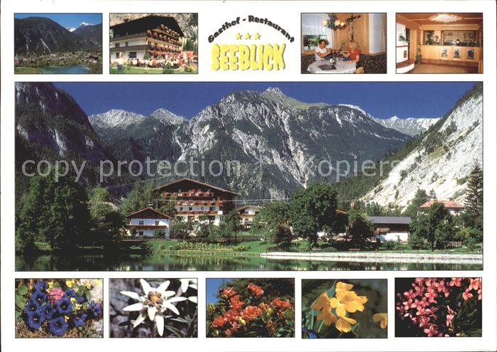 Nassereith Gasthof Restaurant Seeblick Panorama Gaststube Empfang Alpenflora