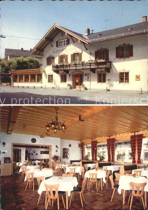 Marquartstein Gasthof Alpenrose Gastraum