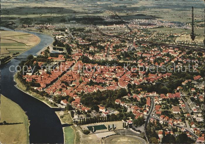 Nienburg Weser Fliegeraufnahme
