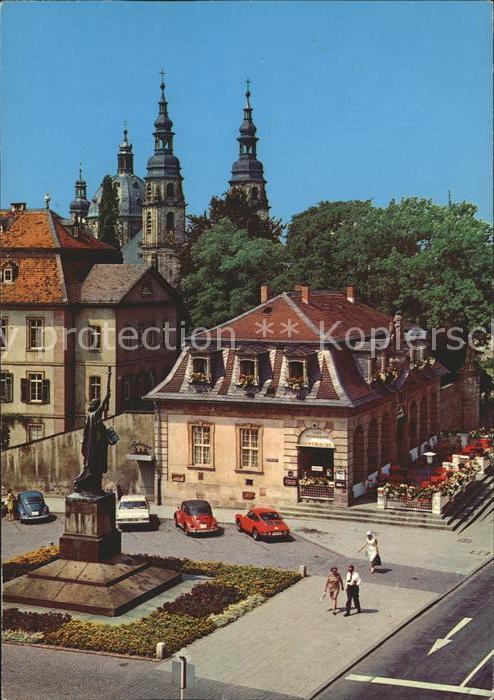 FULDA Hessen Bonifatius Denkmal Hauptwache und Dom