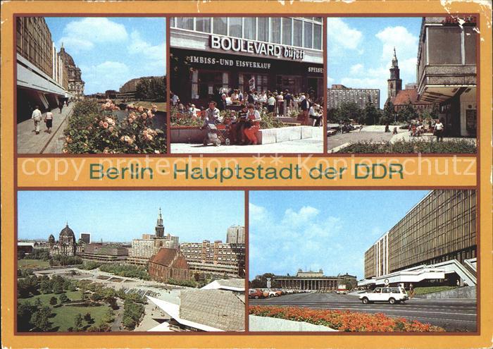 BERLIN  CITY Palast der Republik Dirksenstrasse Rathauspassage Stadtzentrum Pala