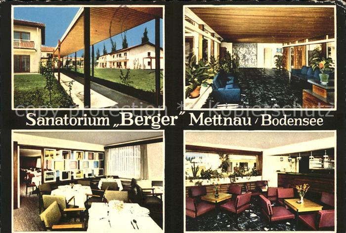 Mettnau Radolfzell Bodensee Sanatorium Berger Gast und Aufenthaltsraum