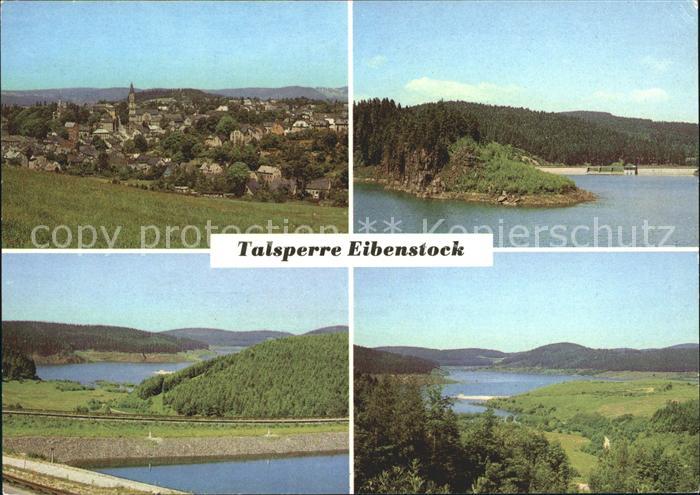 Eibenstock Ortsblick Talsperre Eibenstock Panorama
