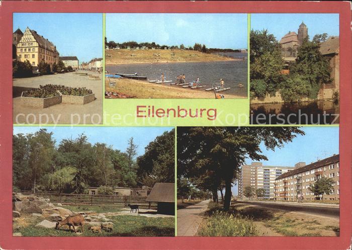 Eilenburg Markt Naherholungsgebiet Sorbenburg Tierpark Ost Vorstadt