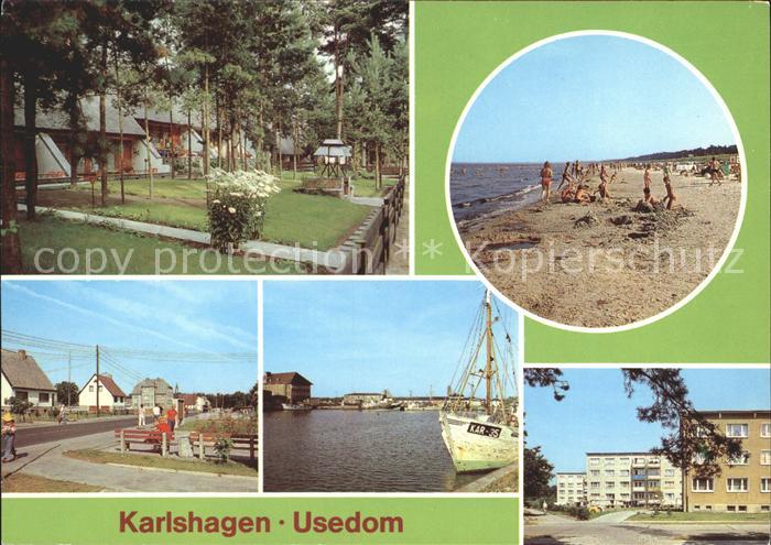 Karlshagen Bungalowsiedlung Strand Hauptstr Hafen Strasse des Friedens