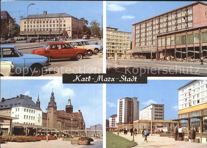 Karl-Marx-Stadt CHEMNITZ Teilansichten