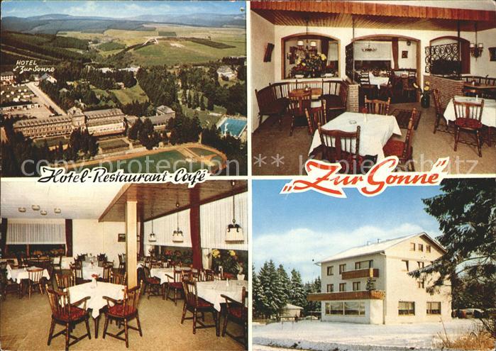 Winterberg Hochsauerland Hotel Restaurant Cafe Zur Sonne Gastraeume