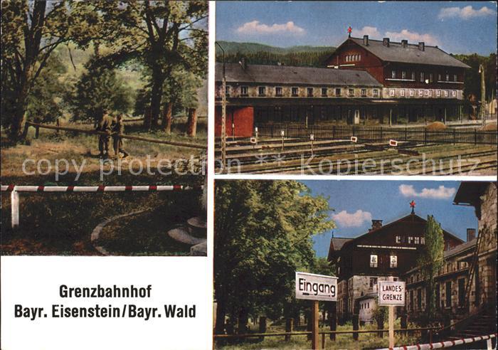 Bayrisch Eisenstein Grenzbahnhof Landesgrenze