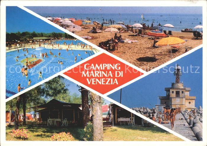 Punta Sabbioni Camping Marina di Venezia Strand Swimmingpool Seebruecke