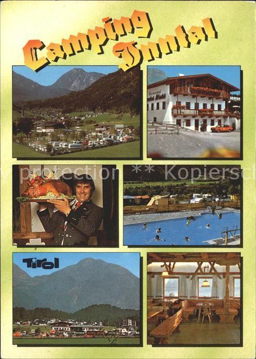 Wiesing Tirol Camping Inntal Schwimmbad Sauna Restaurant Spanferkel