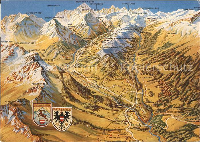 Kleinwalsertal Panoramakarte