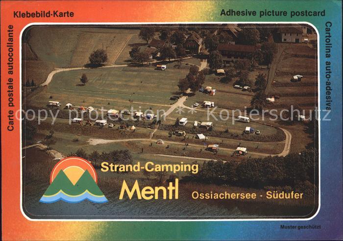 Ossiachersee Strand Camping Mentl Fliegeraufnahme