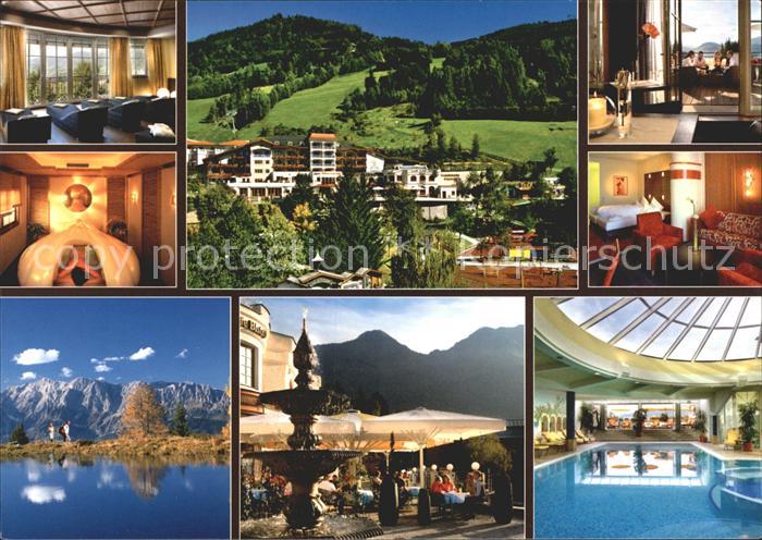 St Johann Tirol Alpina Wellness und Sporthotel Gastraeume Bar Swimmingpool Freit