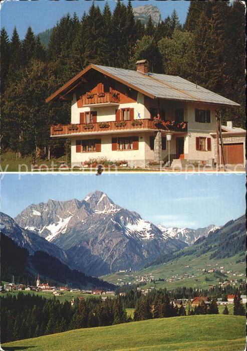 Riezlern Schwende Kleinwalsertal Gaestehaus Paul Weissenbach Panorama