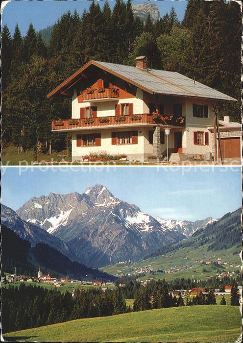 Riezlern Schwende Kleinwalsertal Gaestehaus Paul Weissenbach Panorama