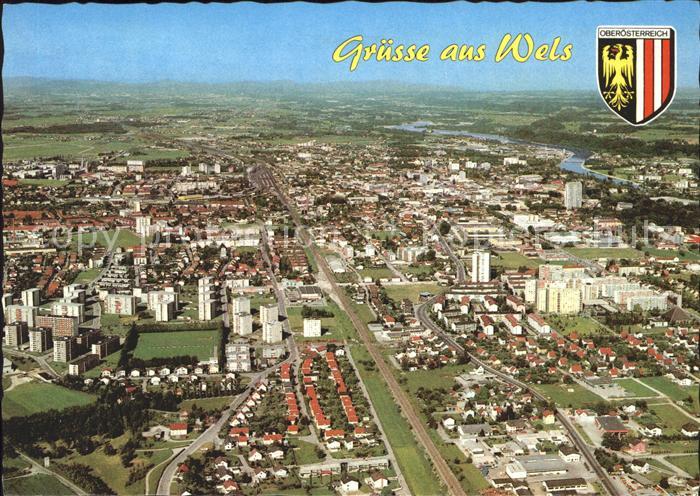 Wels Oberoesterreich Fliegeraufnahme