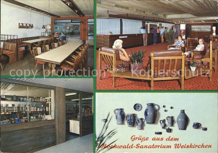 Weiskirchen Saar Hochwald Sanatorium Gaststube Aufenthaltsraum Kiosk