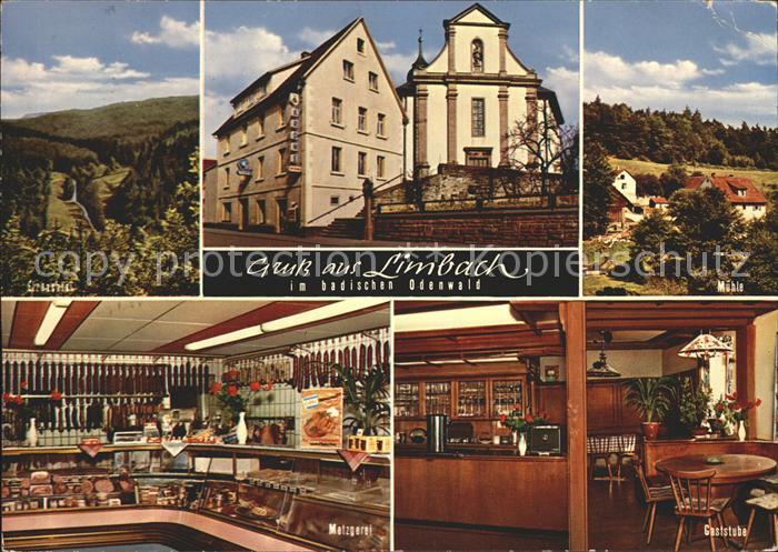 Limbach Baden Gasthof Pension zur Krone Muehle Metzgerei Gaststube