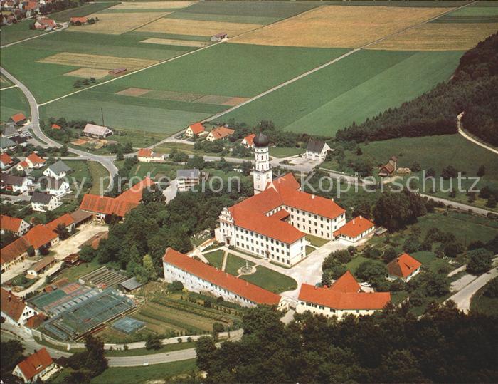 Moenchsdeggingen Kloster der Mariannhiller Missionare Fliegeraufnahme