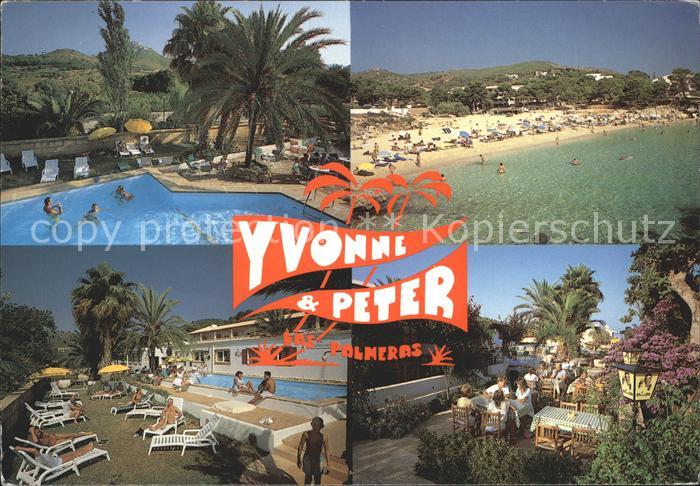 Capdepera Fonda Las Palmeras Strandpartie Swimmingpool Gartenterrasse