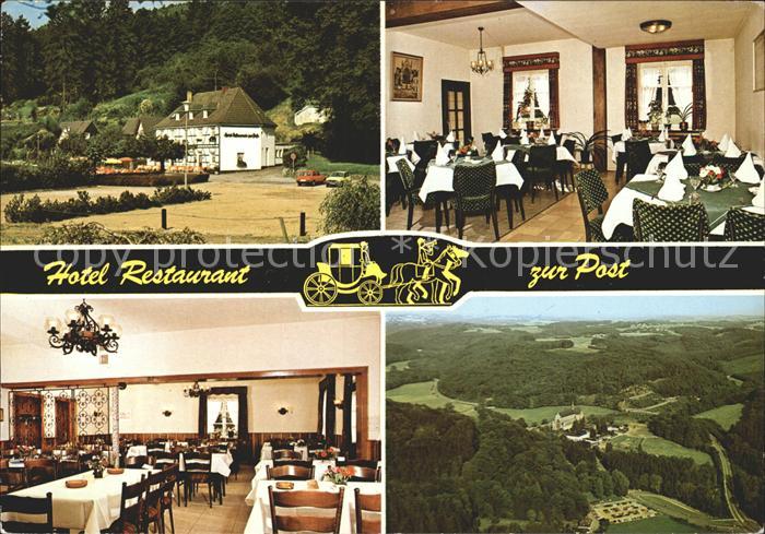 Altenberg Rheinland Hotel Restaurant zur Post Gastraeume Panorama