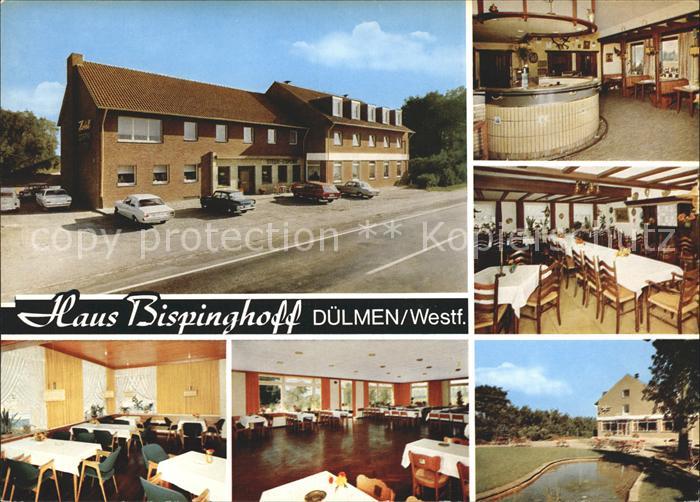 Duelmen Haus Bispinghoff Gastraeume Theke Teich